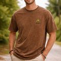 Sacred Root Logo Tee - Oversized Brown